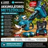 Hitman HT-BSCS-6449 akkumulátoros metszőolló 88V LCD kijelzővel 2 akkumulátorral 2 késsel - türkiz (HT-BSCS-6449)
