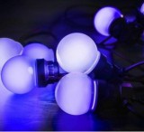 HL0016578 LED fényfüzér, 30 db LED, 4,35 m, kék fény, IP20