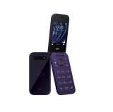 HMD (Nokia) 2660 4G Flip Mobiltelefon, Kártyafüggetlen, Dual Sim, lila