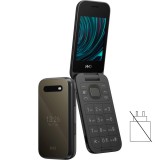 HMD (Nokia) 2660 Flip 4G mobiltelefon, dual sim, fekete, kártyafüggetlen, magyar menüs