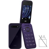 HMD (Nokia) 2660 Flip 4G mobiltelefon, dual sim, lila, kártyafüggetlen, magyar menüs