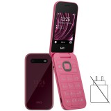 HMD (Nokia) 2660 Flip 4G mobiltelefon, dual sim, piros, kártyafüggetlen, magyar menüs