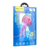HOCO A12 Apple iPhone 12 Pro Max képernyővédő üveg (3D full cover, íves, ujjlenyomat mentes, karcálló, 9H) fekete