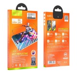 HOCO A32 képernyővédő üveg (3D full cover, full glue, teljes felületén tapad, 0.3mm, 9H) FEKETE Apple iPhone 13 Pro Max, Apple iPhone 14 Plus