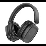 Hoco bluetooth fejhallgató SZTEREO (v5.3, kártyaolvasó, 3.5mm jack aljzat) FEKETE (W51) (W51)