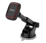 HOCO CA42 autós tartó (műszerfalra, szélvédőre, tapadókorongos, teleszkópos, 360°, mágneses) FEKETEC