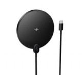 HOCO CW62 asztali töltő (15W, wireless, mágneses, 120cm, LED kijelző) FEKETE