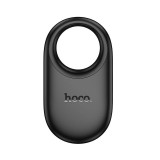 Hoco E94 okos Bluetooth lokátor – kulcs, táska, autó, háziállat nyomkövetésére, fekete, Apple Find My kompatibilis