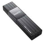 Hoco HB20 Mindful 2in1 memóriakártya olvasó, USB3.0, fekete
