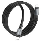 HOCO kábel Type-C kábel iPhone Lightning 8-pin PD 20W erősség X85 1m fekete