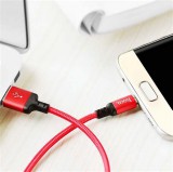 HOCO kábel USB 3in1 to 
iPhone Lightning 8-pin +
Micro + C típus X76 fekete