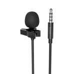 Hoco l14 mikrofon (3.5mm jack, lavalier csíptethet&#337;, zajsz&#369;r&#337;, 200cm) fekete l14_jack