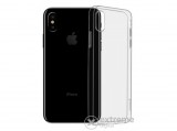 Hoco LIGHT telefonvédő gumi/szilikon tok Apple iPhone XS Max (6,5") készülékhez, füstszínű