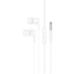 HOCO M124 fülhallgató SZTEREO (3.5mm jack, mikrofon, felvevő gomb) FEHÉR