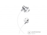 HOCO M75 fülhallgató SZTEREO, 3.5mm jack, mikrofon, felvevő gomb, hangerő szabályozó, mágneses, ezüst