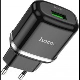 HOCO N3 USB Type-A Hálózati töltő - Fekete (18W) (6931474729347)