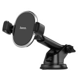 Hoco S12 Rich Power Car Holder with Wireless Charger Black  HC712622