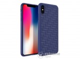 Hoco TRACERY telefonvédő gumi/szilikon tok Apple iPhone X/XS (5,8") készülékhez, kék