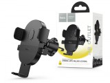 HOCO univerzális szellőzőrácsba illeszthető autós tartó 4,5-7'' méretű készülékekhez - HOCO H18 Mighty Air Vent Car Holder - fekete