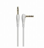 HOCO UPA14 3.5" JACK apa - 3.5" JACK 90 fok apa átkötő kábel szürke 1m