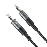 HOCO UPA23 AUX kábel 3.5mm jack (apa) - 3.5mm jack (apa) 1m - fémszürke