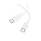 Hoco USB 2.0 Type-C cable 60W 1m White HC652001