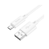 Hoco USB A - Micro USB 2,4A cable 1m White HC783332