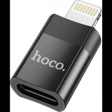 HOCO USB Type-C - Lightning adapter - HOCO UA17 USB-C To Lightning Adapter - 2A- fekete (6931474761996 [17408003])