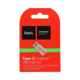 Hoco USB Type-C - MicroUSB adapter rózsaarany (HC031253) (HC031253) - Adatkábel