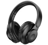 HOCO W45 bluetooth fejhallgató SZTEREO (v5.3, mikrofon, kártyaolvasó, összehajtható, 3.5mm jack aljzat) FEKETE