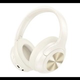 Hoco W54 bluetooth fejhallgató SZTEREO (v5.4, aktív zajszűrő, 3.5mm jack aljzat) KRÉM (W54_W) (W54_W)