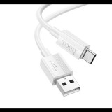 Hoco X107 adatkábel (USB - Type-C, 3A, 100cm) FEHÉR (X107_USB_TYPE-C_W) (X107_USB_TYPE-C_W)