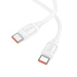 HOCO X115 Surpass 240 W-os gyors töltésű adatkábel C-C fehér