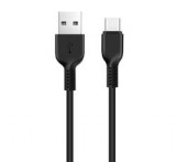 HOCO X20 adatkábel (USB - Type-C, gyorstöltő, törésgátló, 300cm) FEKETE