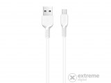 Hoco X20 microUSB adat- és töltőkábel, 1m, fehér