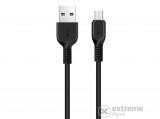 Hoco X20 microUSB adat- és töltőkábel, 1m, fekete