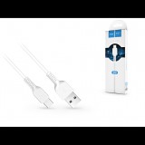 HOCO X20 USB apa - USB-C apa Töltő- és adatkábel 2m - Fehér (HOC0037)