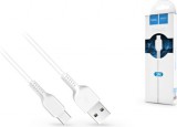 HOCO X20 USB apa - USB-C apa Töltő- és adatkábel 3m - Fehér