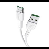 HOCO X33 adatkábel és töltő (USB - microUSB, gyorstöltés támogatás, 100cm) FEHÉR (X33_MICROUSB_W) (X33_MICROUSB_W) - Adatkábel