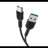HOCO X33 adatkábel és töltő (USB - microUSB, gyorstöltés támogatás, 100cm) FEKETE (X33_MICROUSB_B) (X33_MICROUSB_B) - Adatkábel