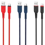 Hoco X59 USB-A - micro USB kábel 2.4A 300cm - fekete