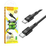 Hoco X83 USB-C - USB-C PD 3A 60W kábel fekete