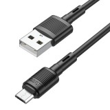 Hoco X83 USB - Micro USB kábel 2.4A, 1.0m, fekete