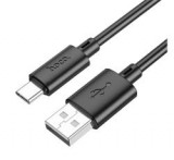 HOCO X88 adatkábel (USB - Type-C, 3A, gyorstöltő, 100cm) FEKETE