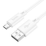 HOCO X88 kábel USB A - Micro USB 2,4A 1 m fehér