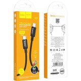 Hoco X89 Type-C - Type-C kábel 60W 3A 1m - fekete