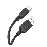 Hoco x90 adatkábel (usb - type-c, 3a, 100cm) fekete