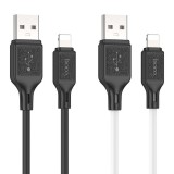 Hoco X90 USB-A - Lightning kábel 2.4A 1m - fehér