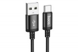 HOCO X91 RADIANCE USB TYPE-C KÁBEL 3A 3 MÉTER FEKETE