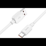 HOCO X96 USB Type-A apa - USB Type-C apa 2.0 Töltőkábel - Fehér (1m) (X96_6A_W)